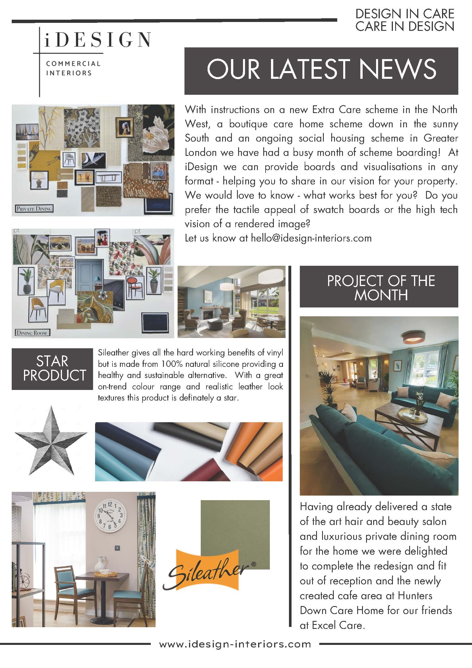 Read our latest newsletter | iDesign Interiors